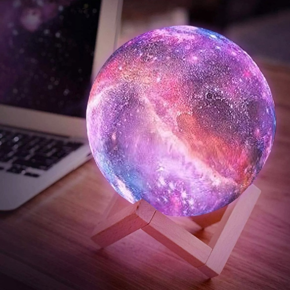 3D Galaxy Star LED Moon Lamp 16 Color Changing